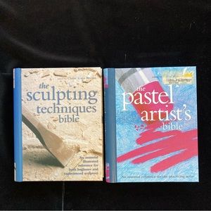 2 Art Books Sculpting Tech Bible and The Pastel Artist Bible